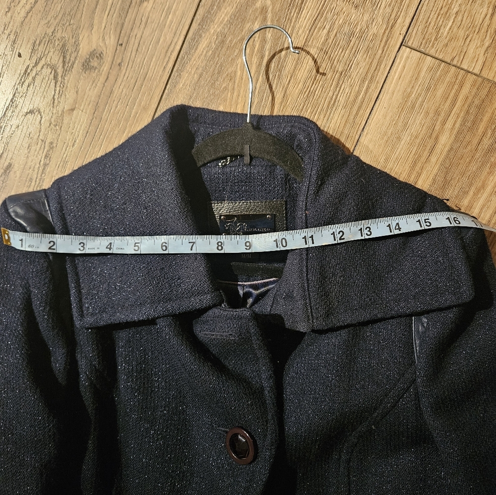 Mackage Navy Wool coat - Picture 9 of 10